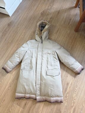 Vintage 70s Imperial by Woods Down Parka - Men's Size 44 - Beige Made in Canada